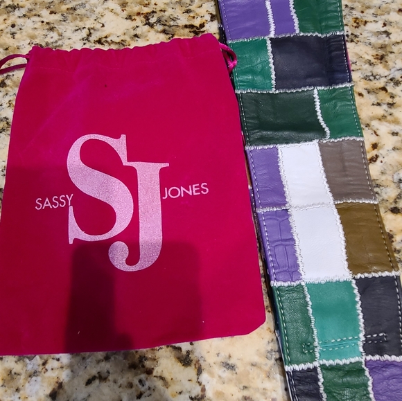 Sassy Jones Multi Patchwork Yaya Belt - Fall 2021 Version - Picture 6 of 7